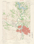 Iowa City West Quadrangle by USGS 1965