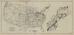 Traffic flow chart of the United States 1937