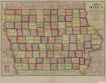 Cram's superior map of Iowa 1908 side 1