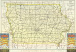 Iowa highway map 1938 side 1