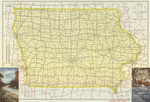 Iowa highway map 1947 side 1