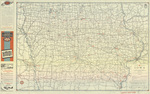 Official AAA road map of Iowa 1936 side 1