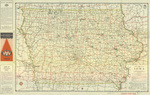 Official road map of Iowa 1934 side 1