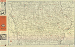 Official road map of Iowa 1937 side 1