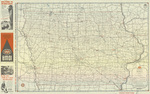 Official road map of Iowa 1938 side 1