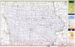 Official road map of Iowa 1959 side 1