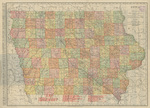 Rand McNally vest pocket map of Iowa part 1
