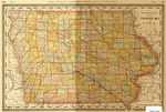 Rand McNallys new township map of Iowa side 1 by Rand McNally & Co.