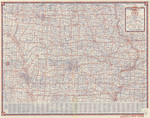Standard Oil Co. 1937 road map side 1