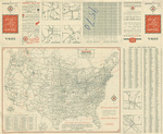 Texaco road map Iowa 1936 side 2