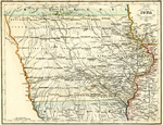 Karte von Iowa