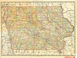 Pocket map and shipper's guide of Iowa