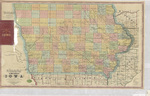 Township map of the State of Iowa 1854 by Henn, Williams & Co. and R. L. Barnes