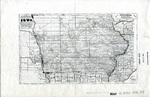 Township map of the State of Iowa 1856
