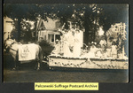 [055a] Vote No on Woman Suffrage parade float [front] by Publisher unknown