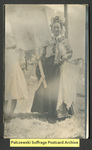 [056a] Woman holding a Votes for Women sign [front] by Publisher unknown