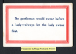 [412a] No gentleman would swear before a lady - always let the lady swear first. [front] by Max Stein Publishing House