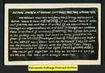 [243.1a] Actual Speech at Woman Suffrage Meeting, Omaha, Neb. [front] by Publisher unknown