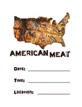 American Meat postcard