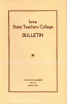 College Catalog 1937-1938 by Iowa State Teachers College