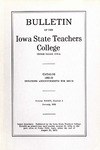 College Catalog 1932-1933 by Iowa State Teachers College