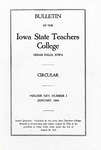 College Circular [Catalog] 1924 by Iowa State Teachers College
