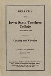 College Catalog and Circular 1922 by Iowa State Teachers College