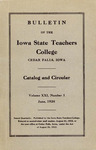 College Catalog and Circular 1920 by Iowa State Teachers College