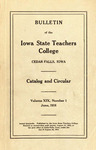 College Catalog and Circular 1918 by Iowa State Teachers College