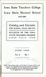 College Catalog and Circular 1909-1910 by Iowa State Teachers College