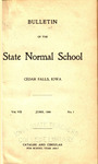 College Catalog and Circular 1906-1907 by Iowa State Normal School