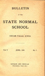 College Catalog and Circular 1903-1904 by Iowa State Normal School