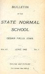 College Catalog and Circular 1901-1902 by Iowa State Normal School