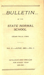College Catalog and Circular 1900-1901 by Iowa State Normal School