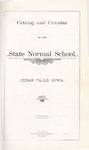 Catalog and Circular of the State Normal School, 1899