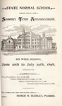 Summer Term Announcement, 1898 by Iowa State Normal School