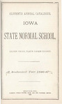 Eleventh Annual Catalogue, Iowa State Normal School, 1886-87