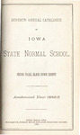Seventh Annual Catalogue of Iowa State Normal School, 1882-83