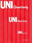 1972 UNI Quarterly, v3n3 [spring 1972]