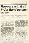 Rappers win it all in air band contest, The Northern Iowan, March 16, 2009