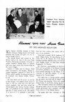 President Price answers "quiz" question put by radio director Herbert Hake, Alumnus, January 1945