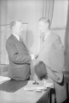 Two Men Shaking Hands Blurry