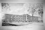 Architectural Drawing of Baker Hall