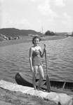 Clara Mae Rath with a Canoe 01