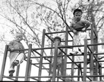 Kids Climbing on Jungle Gym 01