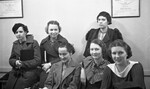 Six Women Sitting Together