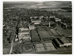Aerial View of Campus during Construction of Lawther Hall