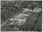 Aerial View of Campus during Construction of Lawther Hall 02