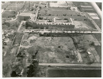 Aerial View of Campus during Construction of Campbell Hall