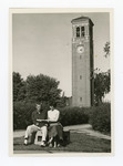 Campanile Exterior with People 34